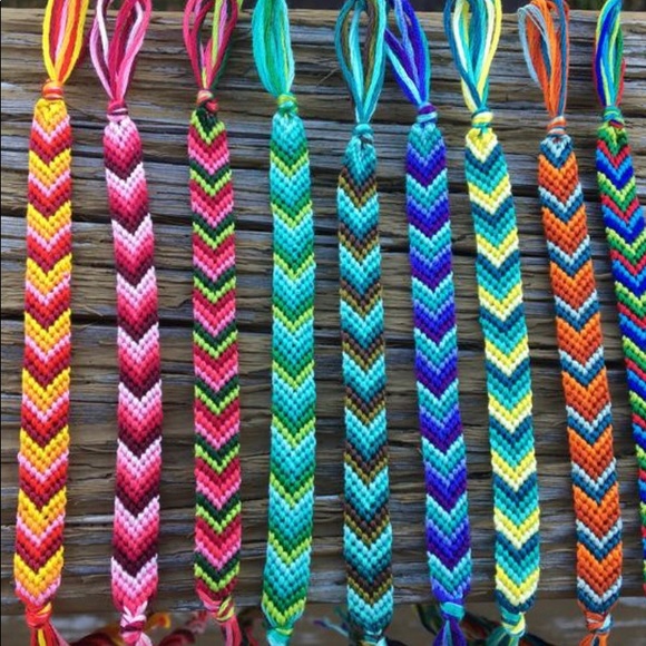 Jewelry - Custom chevron and beaded bracelets $8 bundle&save